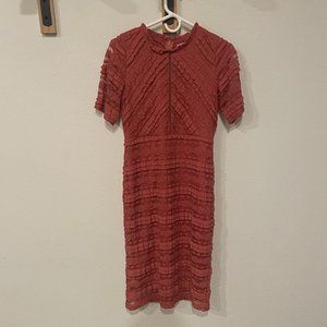 Light Coral Roolee Laced Dress